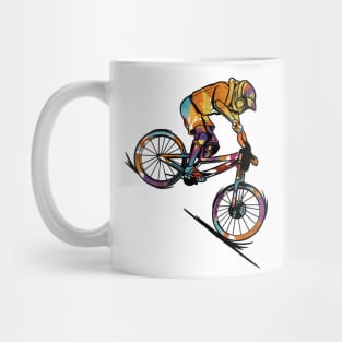 Mountain Bike Silhouette BMX MTB Downhill Gift Idea Mug